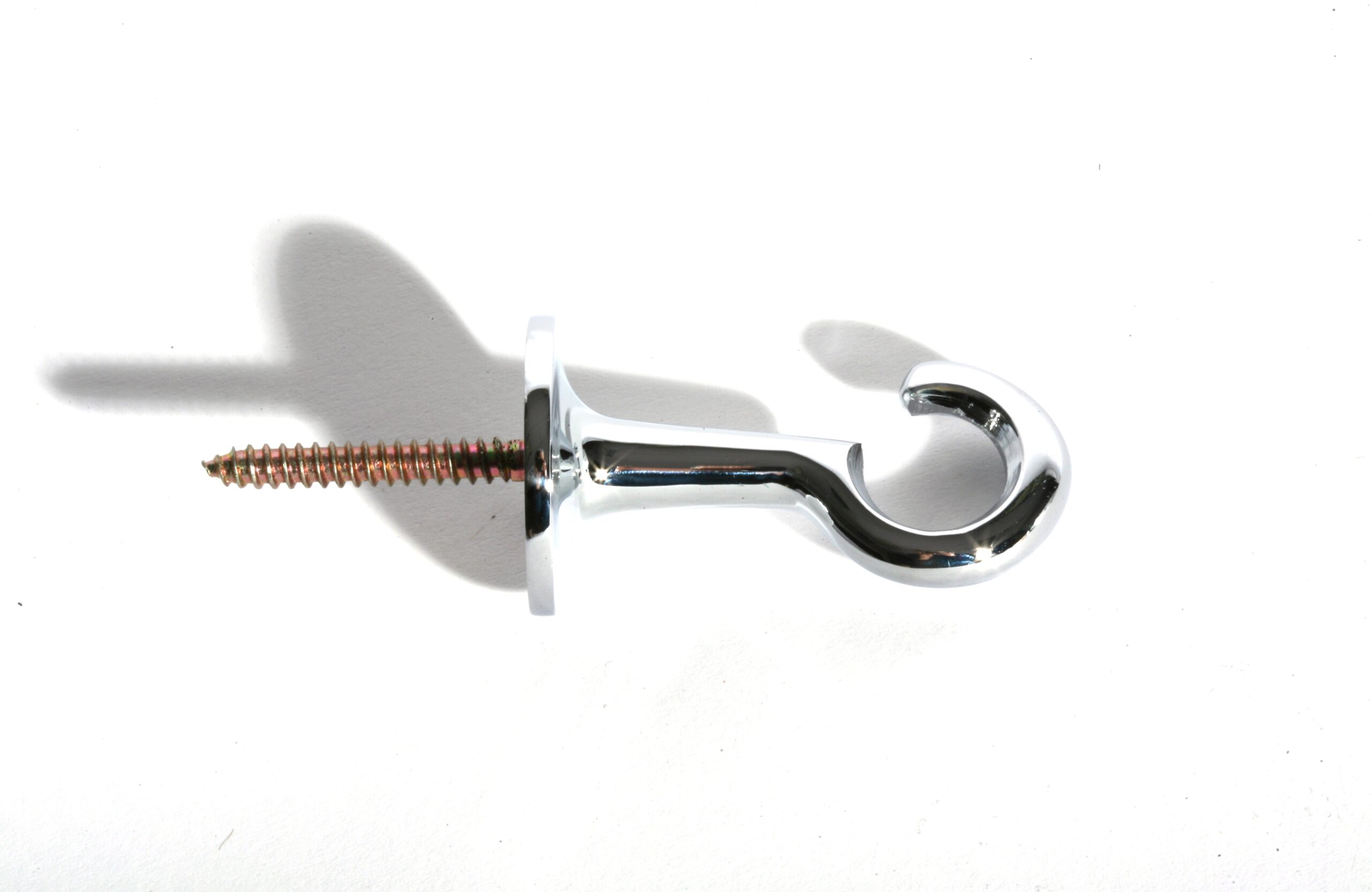 Seil-Wandhaken Messing-verchromt