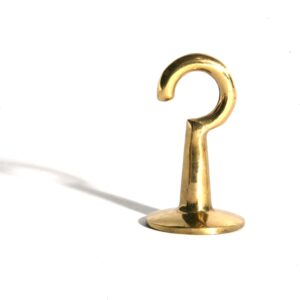 Seil-Wandhaken Messing