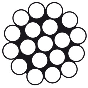 Wantendrahtseil 1 x 19 , 2 - 6mm