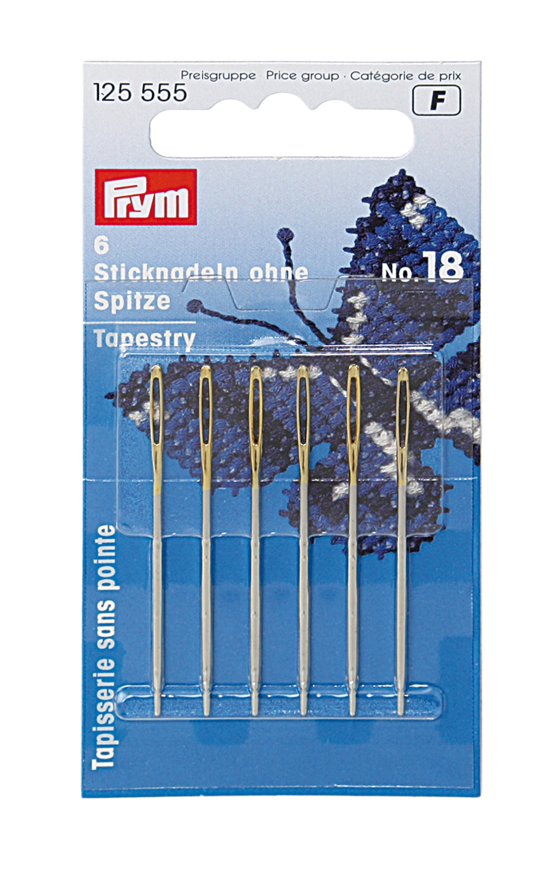 Sticknadelset ohne Spitze