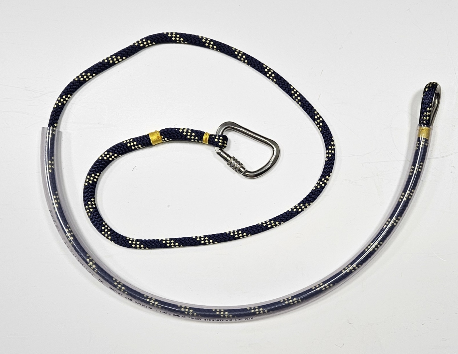 LIROS Handy Elastic mit Spezialkarabinerhaken und PVC-Schlauch