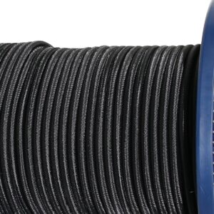 Gummiseil schwarz 250/100m Spulen