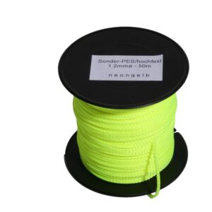 Maurer- u. Lotschnur 1,2 mm neon-gelb, Mindestabnahme: 20 Stück