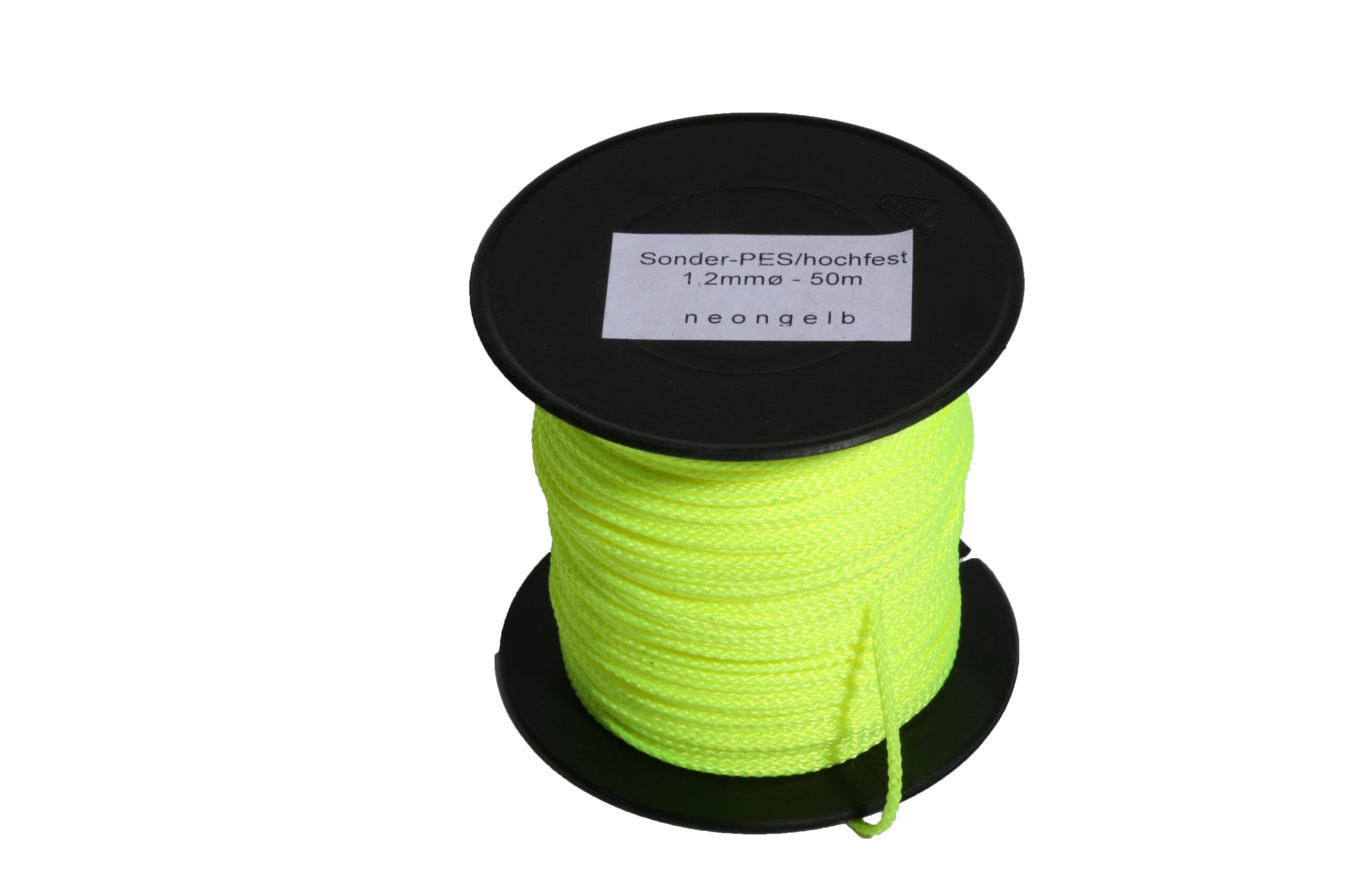 Maurer- u. Lotschnur 1,2 mm neon-gelb, Mindestabnahme: 20 Stück
